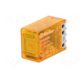 Relay: installation | bistable,impulse | NO | Ucoil: 230VAC | 10A | IP20