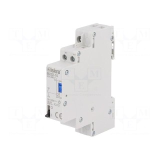 Relay: installation | bistable | NO | Ucoil: 24VDC | 17.6x90x65mm | 32A