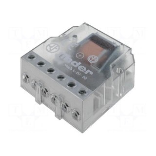 Relay: installation | bistable,impulse | NO x2 | Ucoil: 230VAC | 10A