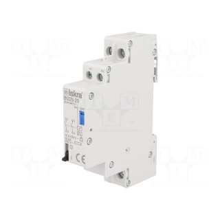 Relay: installation | bistable | NO x2 | Ucoil: 230VAC | 17.6x90x65mm