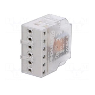 Relay: installation | bistable,impulse | NO x2 | Ucoil: 24VAC | 10A