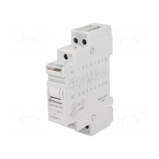 Relay: installation | bistable | NO x2 | Ucoil: 24VDC | Mounting: DIN