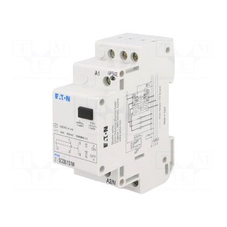 Relay: installation | bistable | SPDT + NO | Ucoil: 230VAC | 16A | IP20