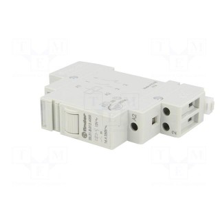 Relay: installation | bistable | NO | 12VAC | Mounting: DIN | 16A | IP20