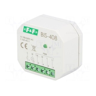 Relay: installation | bistable | NO | Mounting: in mounting box | 16A