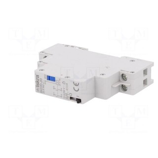 Relay: installation | bistable,impulse | NO x2 | Ucoil: 24VDC | 20A