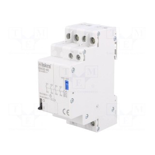 Relay: installation | bistable,impulse | NO x4 | Ucoil: 230VAC | 32A