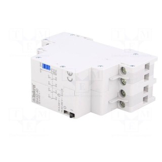 Relay: installation | bistable,impulse | NO x4 | Ucoil: 230VAC | 32A