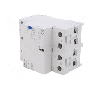 Relay: installation | bistable,impulse | NO x4 | Ucoil: 230VAC | 63A