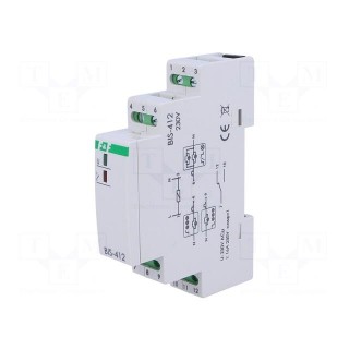 Relay: installation | bistable | SPDT | Mounting: DIN | 16A | -25÷50°C