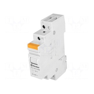 Relay: installation | monostable | NO | Ucoil: 12VAC | Mounting: DIN