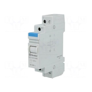 Relay: installation | monostable | NO | Ucoil: 12VDC | Mounting: DIN