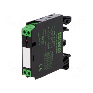 Relay: installation | monostable | NO | Ucoil: 24VAC | Ucoil: 24VDC | 5A
