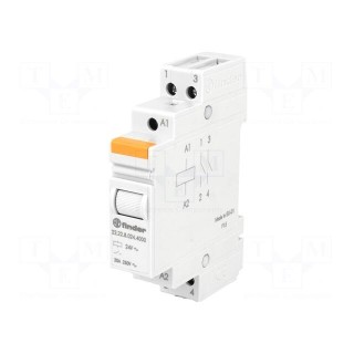 Relay: installation | monostable | NO x2 | Ucoil: 24VAC | Mounting: DIN