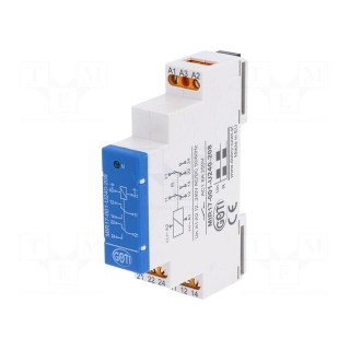 Relay: installation | NC x2 + NO x2 | Mounting: DIN | -20÷45°C | IP20