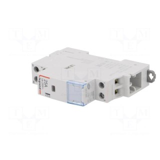 Contactor: 2-pole installation | NO x2 | 24VAC | 25A | DIN | SM400