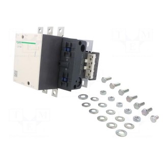 Contactor: 3-pole | NO x3 | 230VAC | 185A | for DIN rail mounting