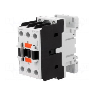 Contactor: 3-pole | NO x3 | 24VAC | 26A | for DIN rail mounting | BF