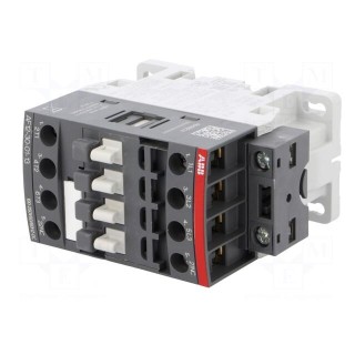 Contactor: 3-pole | NO x3 | Auxiliary contacts: NC | 100÷250VAC | 12A