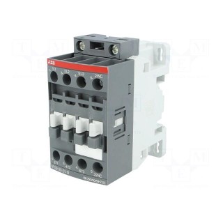 Contactor: 3-pole | NO x3 | Auxiliary contacts: NC | 100÷250VAC | 9A