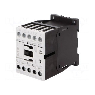 Contactor: 3-pole | NO x3 | Auxiliary contacts: NC | 110VAC | 7A | DILM7