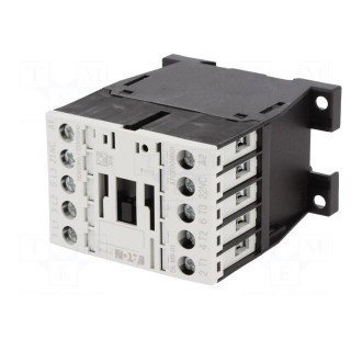 Contactor: 3-pole | NO x3 | Auxiliary contacts: NC | 110VAC | 9A | DILM9