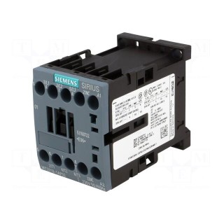 Contactor: 3-pole | NO x3 | Auxiliary contacts: NC | 230VAC | 17A | 690V