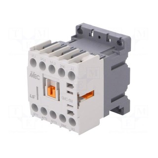 Contactor: 3-pole | NO x3 | Auxiliary contacts: NC | 230VAC | 6A | IP20