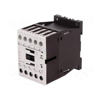 Contactor: 3-pole | NO x3 | Auxiliary contacts: NC | 230VAC | 7A | DILM7