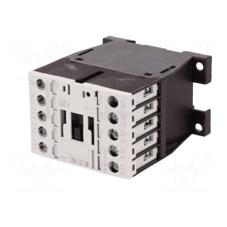 Contactor: 3-pole | NO x3 | Auxiliary contacts: NC | 230VAC | 7A | DILM7