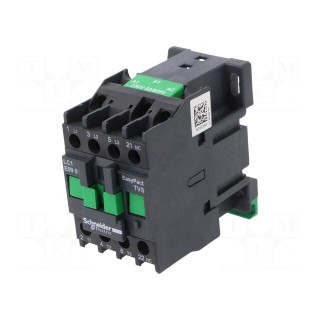 Contactor: 3-pole | NO x3 | Auxiliary contacts: NC | 230VAC | 9A | 690V