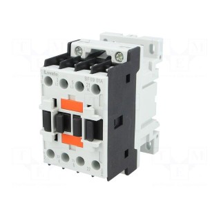 Contactor: 3-pole | NO x3 | Auxiliary contacts: NC | 230VAC | 9A | DIN
