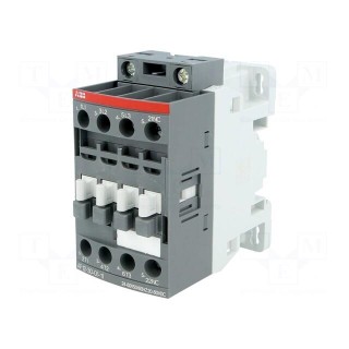 Contactor: 3-pole | NO x3 | Auxiliary contacts: NC | 24÷60VAC | 12A