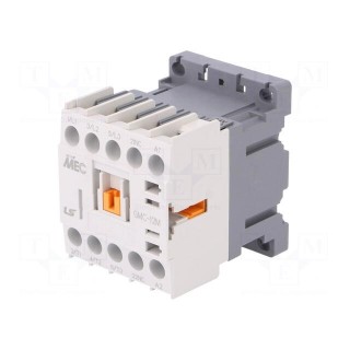 Contactor: 3-pole | NO x3 | Auxiliary contacts: NC | 24VAC | 12A | IP20