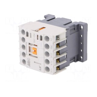 Contactor: 3-pole | NO x3 | Auxiliary contacts: NC | 24VAC | 12A | IP20