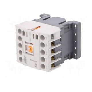 Contactor: 3-pole | NO x3 | Auxiliary contacts: NC | 24VAC | 16A | IP20