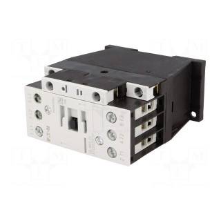 Contactor: 3-pole | NO x3 | Auxiliary contacts: NC | 24VAC | 25A | 690V