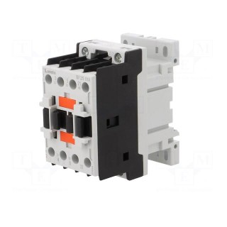 Contactor: 3-pole | NO x3 | Auxiliary contacts: NC | 24VAC | 25A | DIN