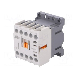 Contactor: 3-pole | NO x3 | Auxiliary contacts: NC | 24VAC | 6A | W: 45mm