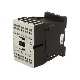 Contactor: 3-pole | NO x3 | Auxiliary contacts: NC | 24VDC | 7A | DILM7