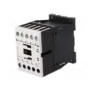 Contactor: 3-pole | NO x3 | Auxiliary contacts: NC | 24VAC | 7A | DILM7