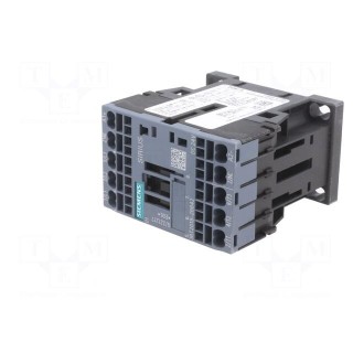 Contactor: 3-pole | NO x3 | Auxiliary contacts: NC | 24VDC | 17A | 3RT20