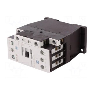 Contactor: 3-pole | NO x3 | Auxiliary contacts: NC | 24VDC | 17A | 690V