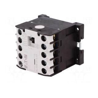Contactor: 3-pole | NO x3 | Auxiliary contacts: NC | 24VDC | 6.6A | DIN