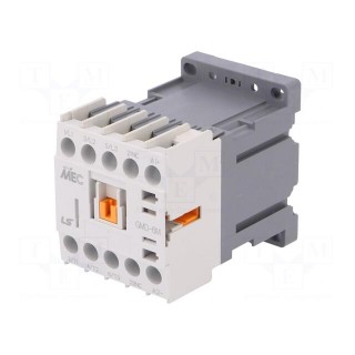 Contactor: 3-pole | NO x3 | Auxiliary contacts: NC | 24VDC | 6A | W: 45mm