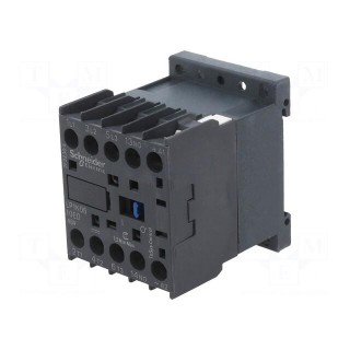 Contactor: 3-pole | NO x3 | Auxiliary contacts: NO | 24VDC | 6A | W: 45mm