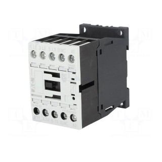 Contactor: 3-pole | NO x3 | Auxiliary contacts: NC | 24VDC | 7A | DILM7