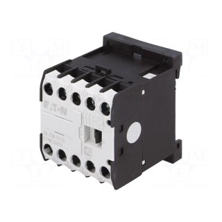 Contactor: 3-pole | NO x3 | Auxiliary contacts: NC | 24VDC | 8.8A | DIN