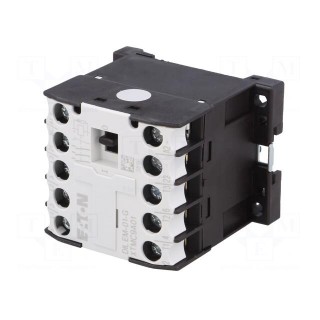 Contactor: 3-pole | NO x3 | Auxiliary contacts: NC | 24VDC | 8.8A | DIN