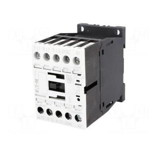 Contactor: 3-pole | NO x3 | Auxiliary contacts: NC | 24VDC | 9A | DILM9